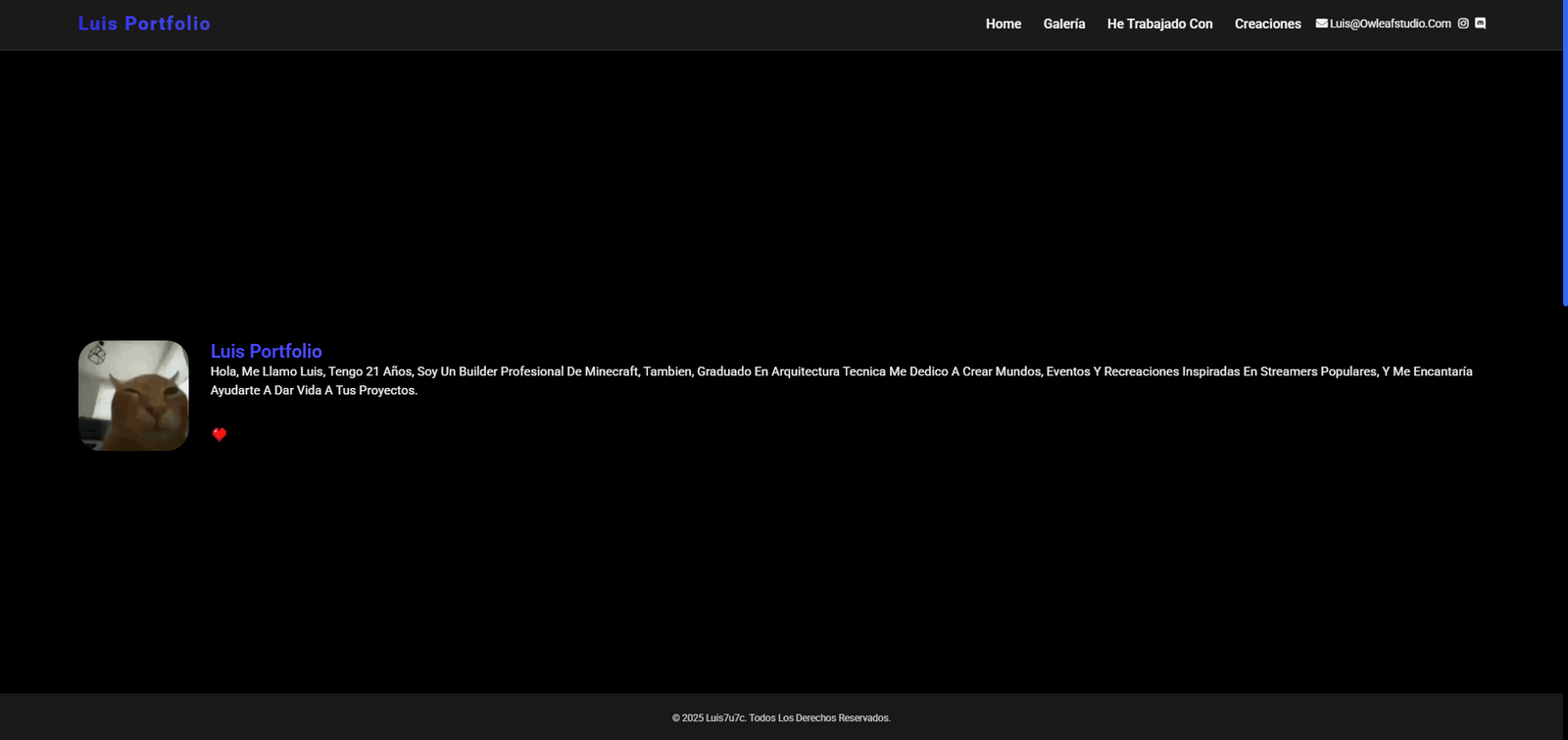 Portfolio Luis7u7c